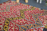 pile rug, Turkish rug, vintage rug, portland, rug shop, bright colors, wild shaman, area rug, red rug, mini rug, bold color, Portland, Oregon, rug store, rug shop, local shop, flat weave, kilim rug