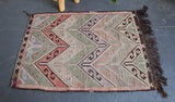 old rug, antique rug, earthy colors, faded colors, turkish rug, vintage rug, flat weave, mini rug, pile rug, Wild Shaman, Portland, Oregon, rug store, rug shop, local shop, kilim rug