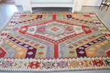 Old Bosnian Kilim 7.2ftx10ft