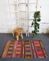 pile rug, Turkish rug, vintage rug, portland, rug shop, bright colors, wild shaman, area rug, red rug, mini rug, bold color, Portland, Oregon, rug store, rug shop, local shop, flat weave, kilim rug