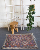 old rug, antique rug, earthy colors, faded colors, turkish rug, vintage rug, flat weave, mini rug, pile rug, Wild Shaman, Portland, Oregon, rug store, rug shop, local shop, kilim rug