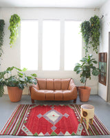 Turkish rug, vintage rug, flat weave, kilim rug, large area rug, square rug, Wild Shaman, Portland, Oregon, rug store, rug shop, local shop, bright colors, area rug, bold color