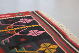 Vintage Balkan Kilim Rug 7'4"x9'