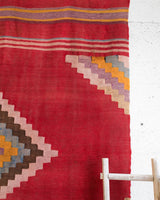 Turkish rug, vintage rug, flat weave, kilim rug, large area rug, square rug, Wild Shaman, Portland, Oregon, rug store, rug shop, local shop, bright colors, area rug, bold color