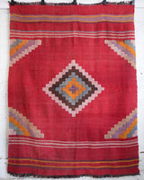 Turkish rug, vintage rug, flat weave, kilim rug, large area rug, square rug, Wild Shaman, Portland, Oregon, rug store, rug shop, local shop, bright colors, area rug, bold color
