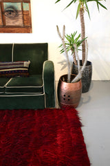 Vintage Filikli Tulu Rug in Maroon 3.10ftx7ft