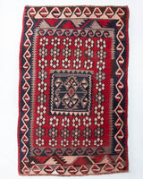 pile rug, Turkish rug, vintage rug, portland, rug shop, bright colors, wild shaman, area rug, red rug, mini rug, bold color, Portland, Oregon, rug store, rug shop, local shop, flat weave, kilim rug