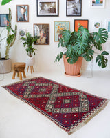 Turkish rug, vintage rug, flat weave, kilim rug, large area rug, square rug, Wild Shaman, Portland, Oregon, rug store, rug shop, local shop, bright colors, area rug, bold color