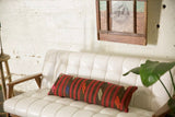 Lumbar Kilim Pillow 12in x 36in