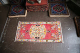 Vintage Turkish southern Anatolian Rug 2.8ftx5.6ft