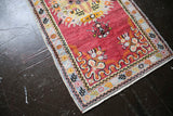 Vintage Turkish Southern Anatolian Rug 3ftx6.1ft