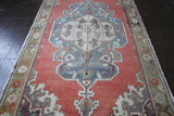 Vintage Faded Turkish Anatolian Rug 4.6ftx7.9ft