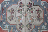 Vintage Faded Turkish Anatolian Rug 4.6ftx7.9ft