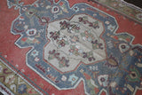 Vintage Faded Turkish Anatolian Rug 4.6ftx7.9ft