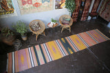 Vintage Adana Kilim Runner 3ftx15.1ft