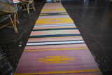 Vintage Adana Kilim Runner 3ftx15.1ft