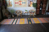 Vintage Adana Kilim Runner 3ftx15.1ft
