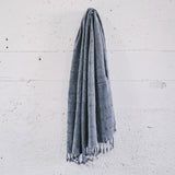 Rustic Pestemal in Light Gray