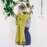 Rustic Pestemal in Pistacho Green