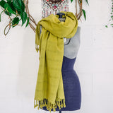 Rustic Pestemal in Pistacho Green