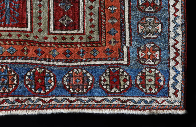 Heritage Collection - Antique Bergama Kozak Rug 4'2"x4'4"