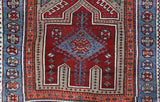 Heritage Collection - Antique Bergama Kozak Rug 4'2"x4'4"