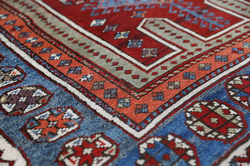 Heritage Collection - Antique Bergama Kozak Rug 4'2"x4'4"