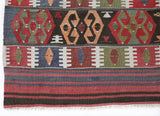 Vintage Manisa Karakecili Kilim Rug 5'10"x7'9"