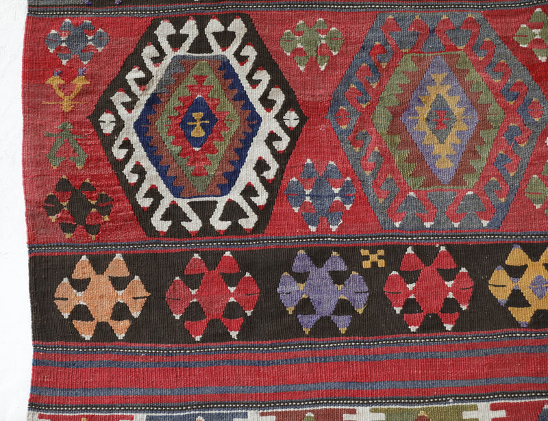 Vintage Manisa Karakecili Kilim Rug 5'10"x7'9"