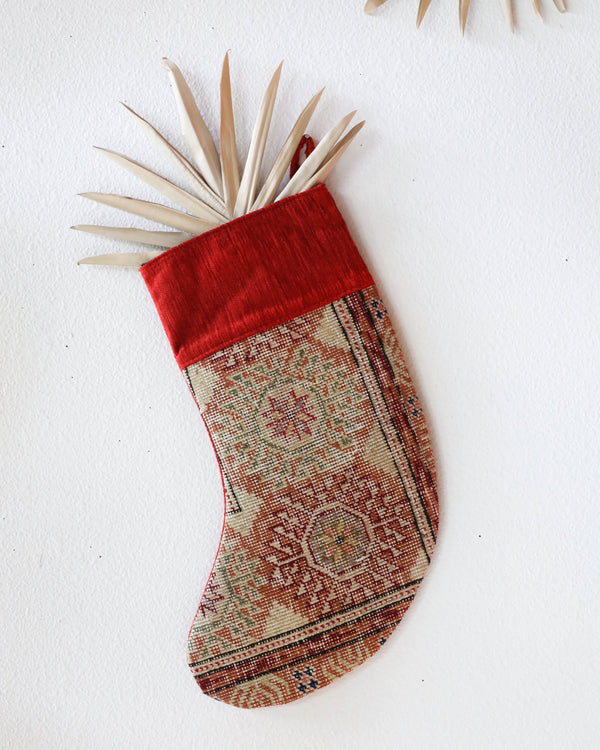 Christmas Stocking, kilim Christmas stocking, gif tables, holiday gift ideas, rug shop, Portland, Oregon, home accessories, kilim accessories, rug accessories,  Christmas gift ideas