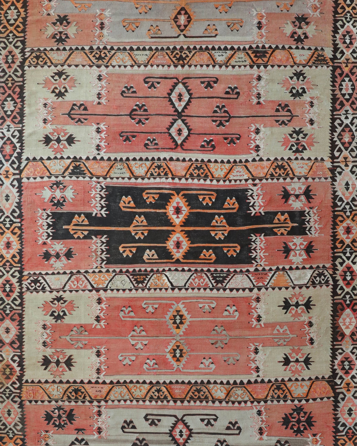 ROUND112cm\"Clockwork”ViNTAGE TURKiSH RUG Round Turkish Rug, Round Rug 8ft, Round Rug 8x8, Round Rug