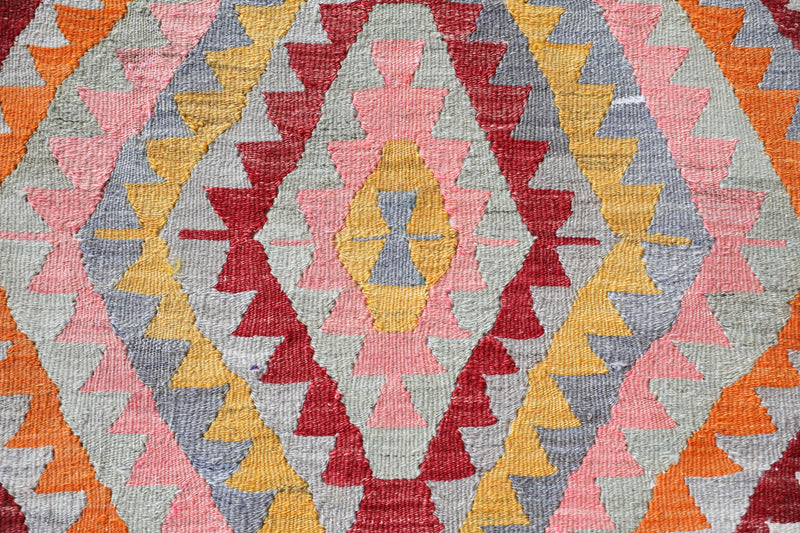 Vintage Antalya Kilim Rug 6'5"x9'