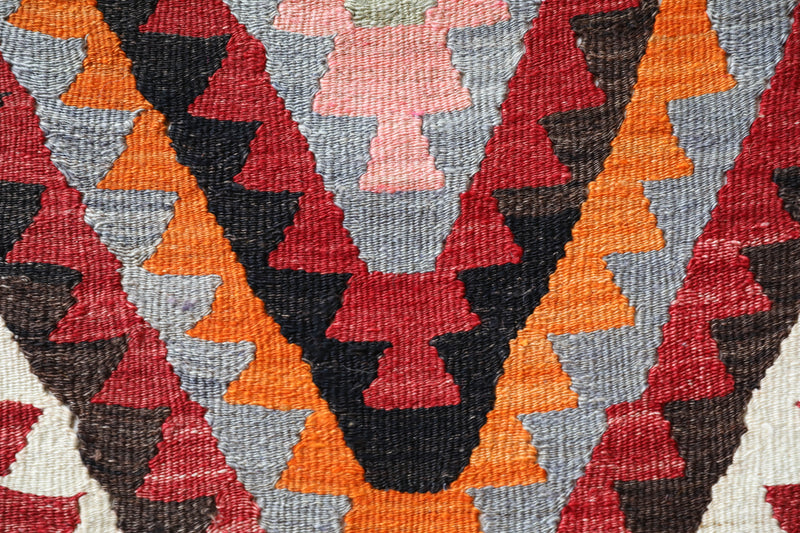 Vintage Antalya Kilim Rug 6'5"x9'