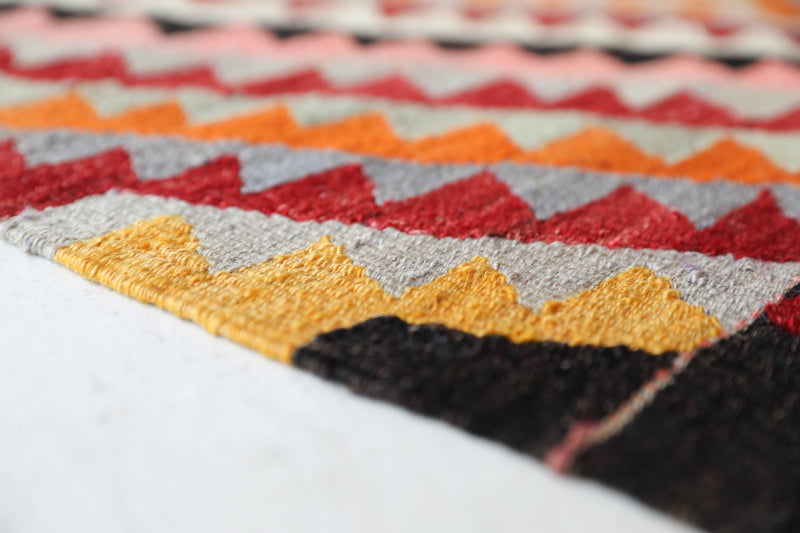 Vintage Antalya Kilim Rug 6'5"x9'