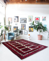 Vintage Turkish rug in a living room setting, Area rug in a living room setting, pile rug, Turkish rug, custom rug, , new rug, modern rug, customizable rug, made to order rug, portland, rug shop, bright colors, wild shaman, soft rug, bold color, Portland, Oregon, rug store, rug shop, local shop, made in Turkey