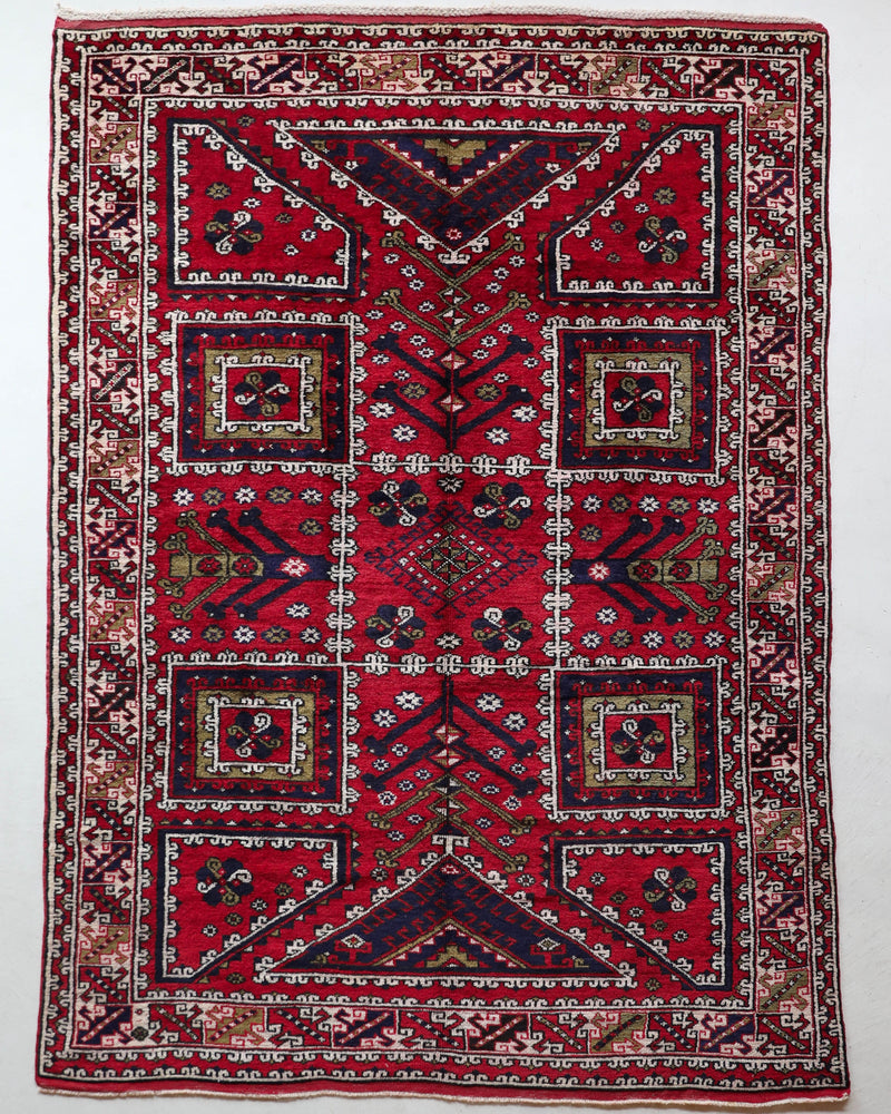 Vintage Canakkale Ayvacik Rug 6'9"x10'6"