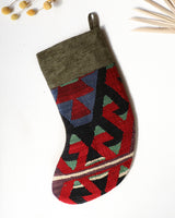 Christmas Stocking, kilim Christmas stocking, gif tables, holiday gift ideas, rug shop, Portland, Oregon, home accessories, kilim accessories, rug accessories,  Christmas gift ideas