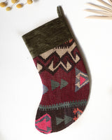 Christmas Stocking, kilim Christmas stocking, gif tables, holiday gift ideas, rug shop, Portland, Oregon, home accessories, kilim accessories, rug accessories,  Christmas gift ideas