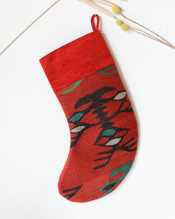 Christmas Stocking, kilim Christmas stocking, gif tables, holiday gift ideas, rug shop, Portland, Oregon, home accessories, kilim accessories, rug accessories,  Christmas gift ideas