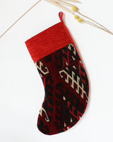 Christmas Stocking, kilim Christmas stocking, gif tables, holiday gift ideas, rug shop, Portland, Oregon, home accessories, kilim accessories, rug accessories,  Christmas gift ideas