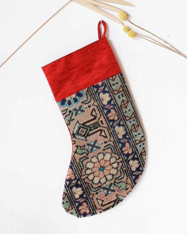 Christmas Stocking, kilim Christmas stocking, gif tables, holiday gift ideas, rug shop, Portland, Oregon, home accessories, kilim accessories, rug accessories,  Christmas gift ideas