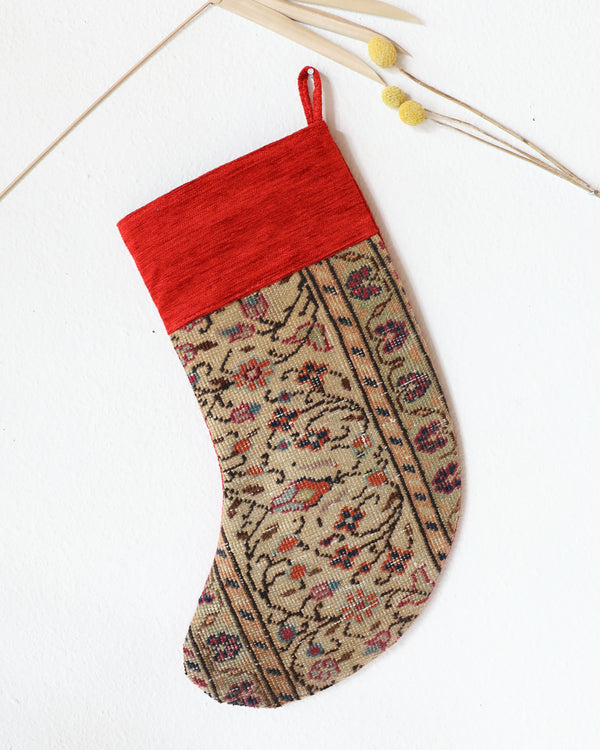 Christmas Stocking, kilim Christmas stocking, gif tables, holiday gift ideas, rug shop, Portland, Oregon, home accessories, kilim accessories, rug accessories,  Christmas gift ideas