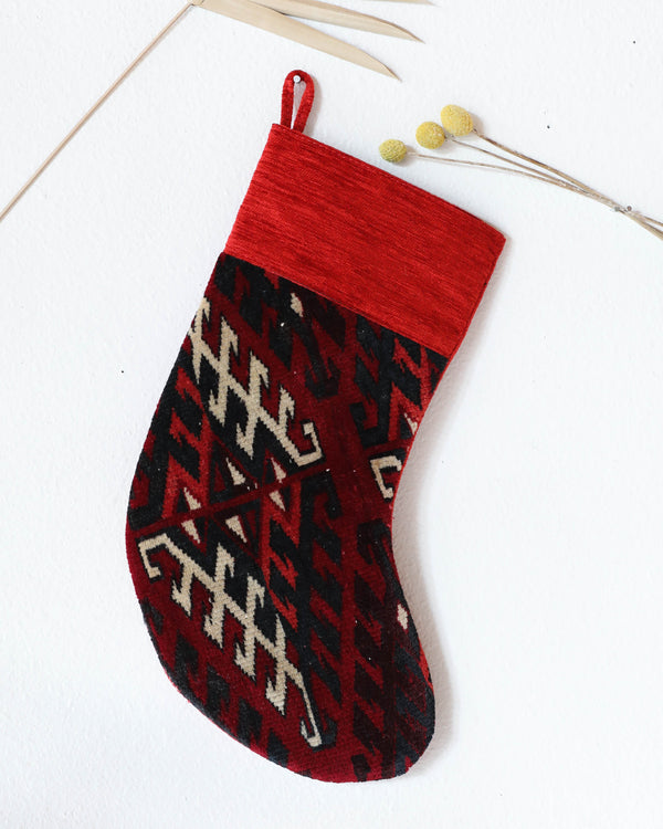 Christmas Stocking, kilim Christmas stocking, gif tables, holiday gift ideas, rug shop, Portland, Oregon, home accessories, kilim accessories, rug accessories,  Christmas gift ideas