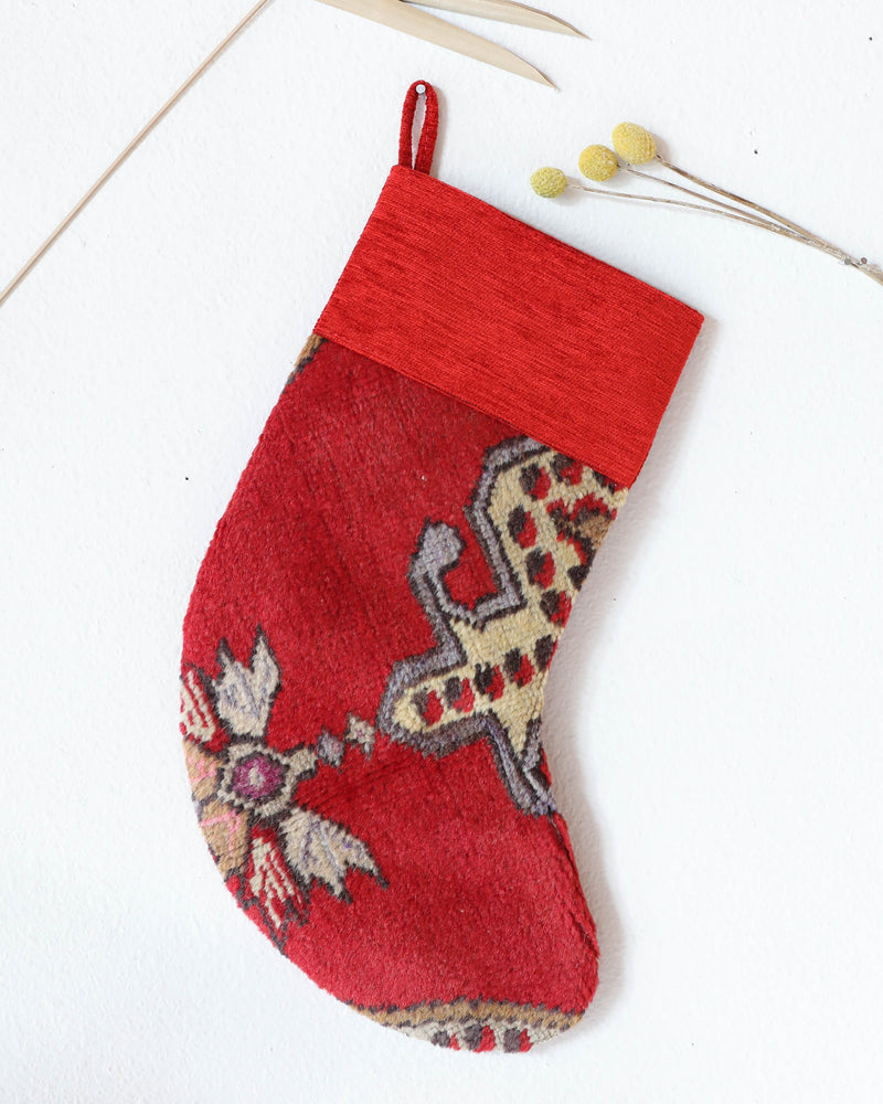 Christmas Stocking, kilim Christmas stocking, gif tables, holiday gift ideas, rug shop, Portland, Oregon, home accessories, kilim accessories, rug accessories,  Christmas gift ideas