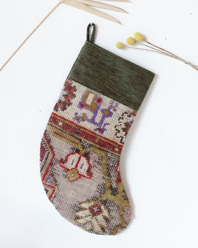 Christmas Stocking, kilim Christmas stocking, gif tables, holiday gift ideas, rug shop, Portland, Oregon, home accessories, kilim accessories, rug accessories,  Christmas gift ideas