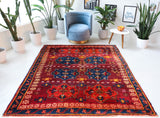 Vintage Turkish rug in a living room setting, Area rug in a living room setting, pile rug, Turkish rug, custom rug, modern rug, portland, rug shop, bright colors, wild shaman, soft rug, bold color, Portland, Oregon, rug store, rug shop, local shop