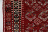  Vintage Turkish runner rug in a living room setting, pile rug, Turkish rug, vintage rug, portland, rug shop, bright colors, wild shaman, soft rug, bold color, Portland, Oregon, rug store, rug shop, local shop