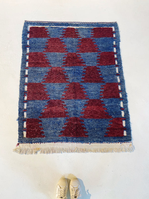 pile rug, Turkish rug, vintage rug, portland, rug shop, bright colors, wild shaman, area rug, red rug, mini rug, bold color, Portland, Oregon, rug store, rug shop, local shop, flat weave, kilim rug