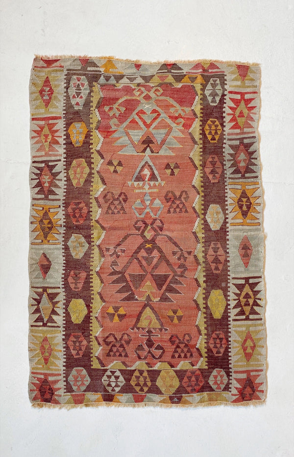 pile rug, Turkish rug, vintage rug, portland, rug shop, bright colors, wild shaman, area rug, red rug, mini rug, bold color, Portland, Oregon, rug store, rug shop, local shop, flat weave, kilim rug