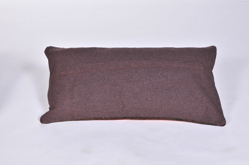 Lumbar Kilim Pillow 12inx24in